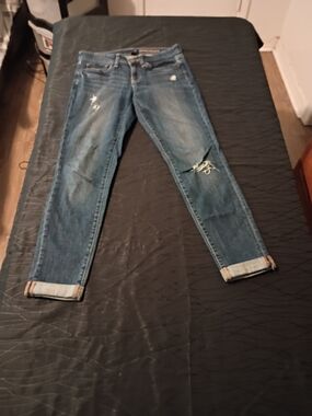 Classic Gap Distressed Women's Blue Jeans